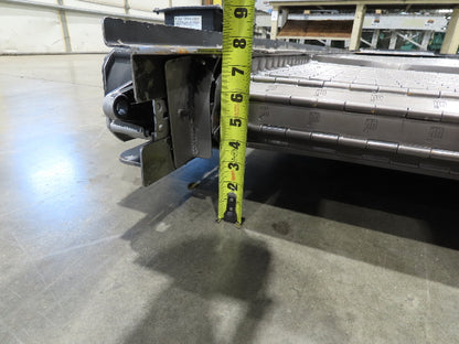 Tsubaki MT10 36"x 12' CNC Steel Scrap Chip Conveyor Low Profile 220V 3PH 3FPM