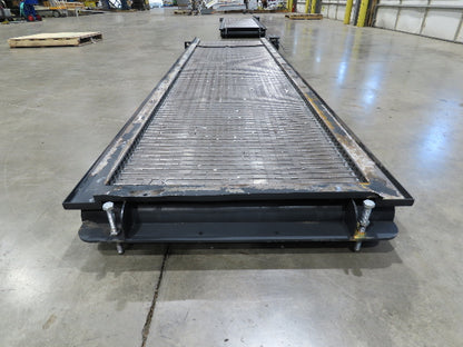 Tsubaki MT10 36"x 12' CNC Steel Scrap Chip Conveyor Low Profile 220V 3PH 3FPM