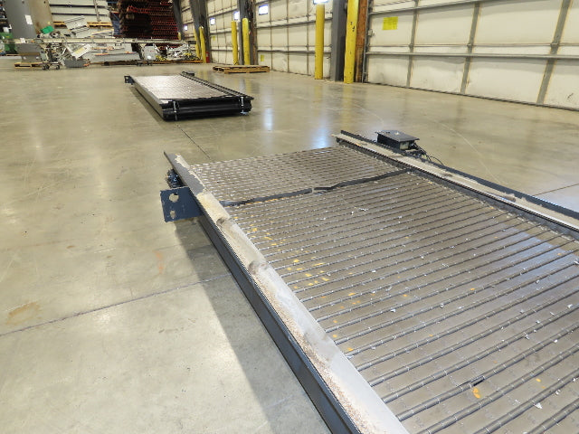 Tsubaki MT10 36"x 12' CNC Steel Scrap Chip Conveyor Low Profile 220V 3PH 3FPM