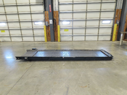 Tsubaki MT10 36"x 12' CNC Steel Scrap Chip Conveyor Low Profile 220V 3PH 3FPM