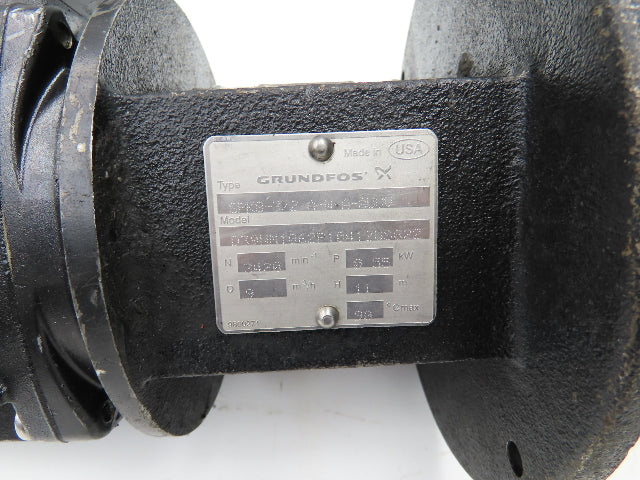 Grundfos SPK8-3/2 A-W-A-AUUV Immersion Coolant Pump 39 GPM 0.55kW 230/460V 3PH