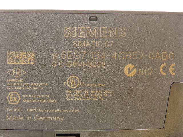 Siemens 6ES7 134-4GB52-0AB0 ET200S High Speed Analog Input 2AI