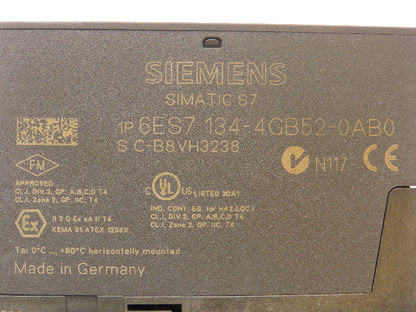 Siemens 6ES7 134-4GB52-0AB0 ET200S High Speed Analog Input 2AI