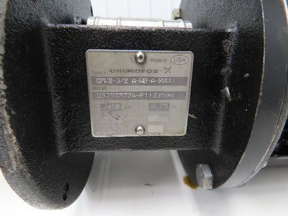 Grundfos SPK8-3/2 A-WB-A-RUUV Immersion Coolant Pump 40 GPM 0.75Hp 230/460V 3PH