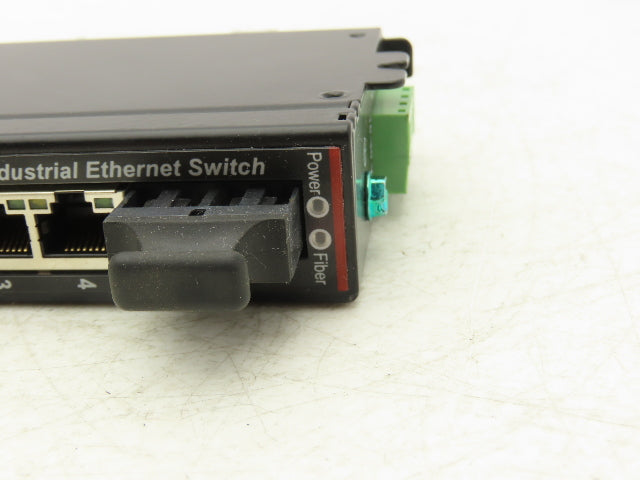 Sixnet SLX-5ES-2SC 5-Port Industrial Ethernet Switch 10-30VDC  Rev 2.01