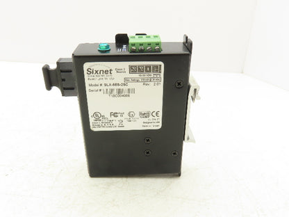 Sixnet SLX-5ES-2SC 5-Port Industrial Ethernet Switch 10-30VDC  Rev 2.01