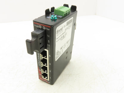 Sixnet SLX-5ES-2SC 5-Port Industrial Ethernet Switch 10-30VDC  Rev 2.01