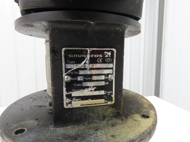 Grundfos SPK8-2/2 A-M-A-RUUV Immersion Coolant Pump 39 gpm 8.75" Depth 460V 3PH