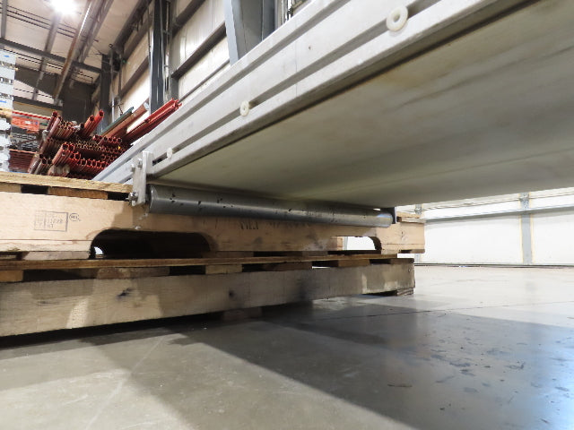 26"x 12' 2"L Slider Bed Belt Conveyor .33Hp 230/460V 3PH 40 FPM Belt Drive