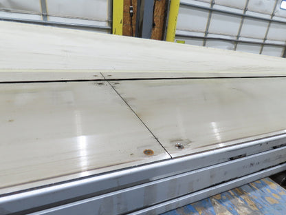 26"x 12' 2"L Slider Bed Belt Conveyor .33Hp 230/460V 3PH 40 FPM Belt Drive