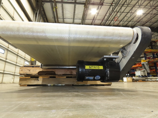 26"x 12' 2"L Slider Bed Belt Conveyor .33Hp 230/460V 3PH 40 FPM Belt Drive