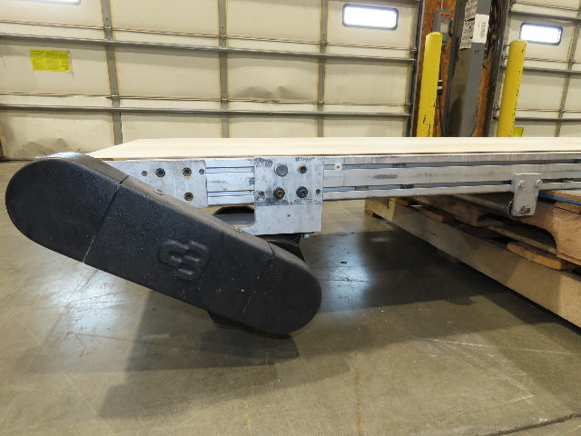 26"x 12' 2"L Slider Bed Belt Conveyor .33Hp 230/460V 3PH 40 FPM Belt Drive