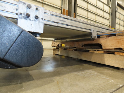 26"x 12' 2"L Slider Bed Belt Conveyor .33Hp 230/460V 3PH 40 FPM Belt Drive