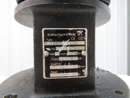 Grundfos SPK8-2 A-M-A-RUUV Immersion Coolant Pump 39 gpm 8.75" Depth 460V 3PH