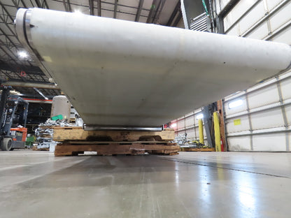 26"x 12' 2"L Slider Bed Belt Conveyor .33Hp 230/460V 3PH 54 FPM Belt Drive