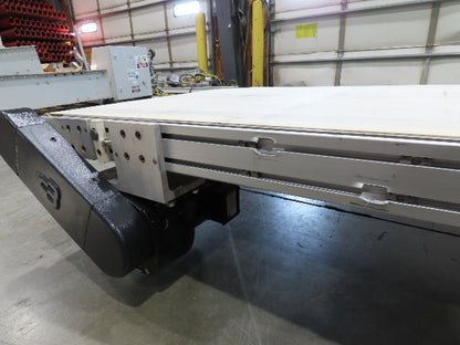 26"x 12' 2"L Slider Bed Belt Conveyor .33Hp 230/460V 3PH 54 FPM Belt Drive