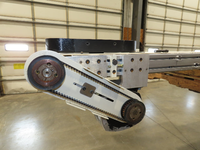 26"x 12' 2"L Slider Bed Belt Conveyor .33Hp 230/460V 3PH 54 FPM Belt Drive