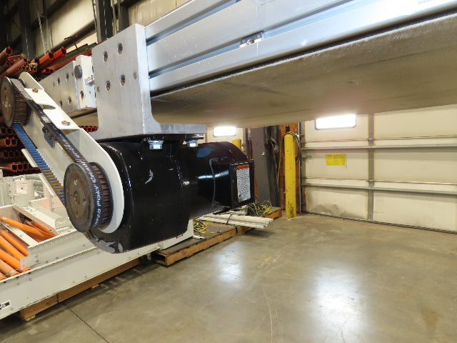 26"x 12' 2"L Slider Bed Belt Conveyor .33Hp 230/460V 3PH 54 FPM Belt Drive