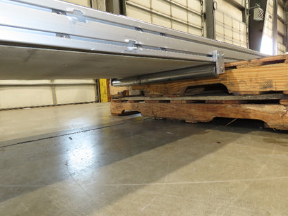 26"x 12' 2"L Slider Bed Belt Conveyor .33Hp 230/460V 3PH 54 FPM Belt Drive