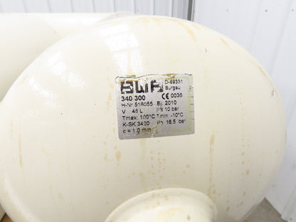 12 G 45 L Pneumatic Air Receiver Tank 160PSI 11 Bar Pressure Compressed Lot of 4