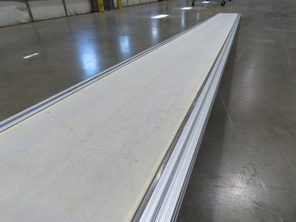 Frohlich RS75B 17' 5"L Slider Bed Conveyor 350mm Belt .37kw 460V 3PH 72 FPM