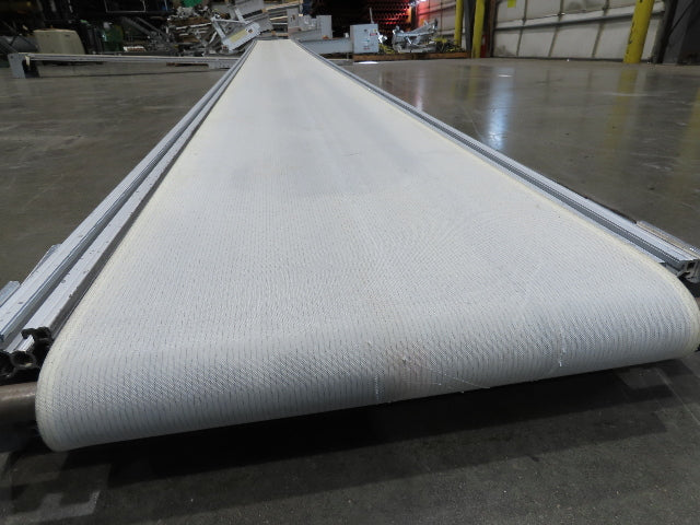 Frohlich RS75B 17' 5"L Slider Bed Conveyor 350mm Belt .37kw 460V 3PH 72 FPM