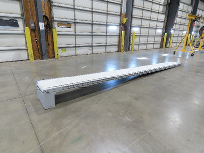 Frohlich RS75B 17' 5"L Slider Bed Conveyor 350mm Belt .37kw 460V 3PH 72 FPM