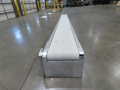 Frohlich RS75B 17' 5"L Slider Bed Conveyor 350mm Belt .37kw 460V 3PH 72 FPM