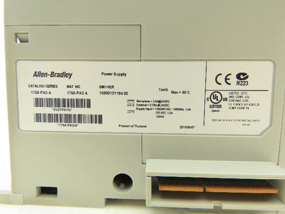 Allen Bradley 1768-PA3 CompactLogix 24VDC Power Supply Module L4x AC/DC In Ser A