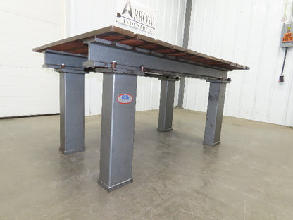 Heavy Duty 3/4" Steel Top Welding Table Layout Work Bench 60x39" Top 29-1/2" H