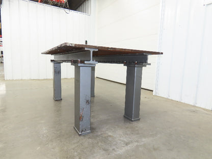 Heavy Duty 3/4" Steel Top Welding Table Layout Work Bench 60x39" Top 29-1/2" H