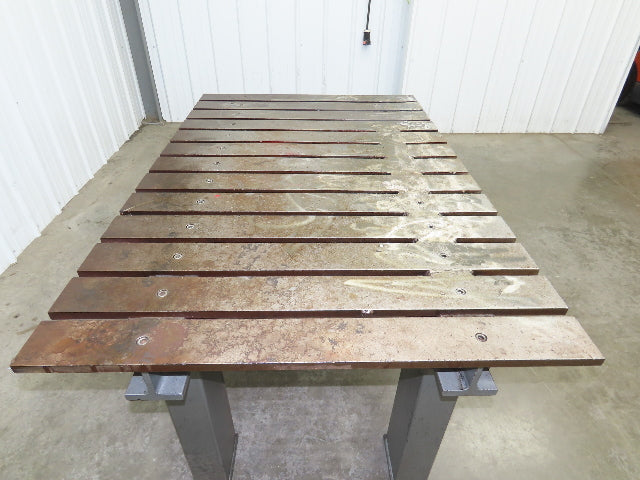 Heavy Duty 3/4" Steel Top Welding Table Layout Work Bench 60x39" Top 29-1/2" H