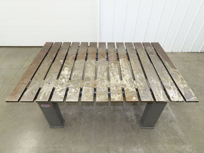 Heavy Duty 3/4" Steel Top Welding Table Layout Work Bench 60x39" Top 29-1/2" H