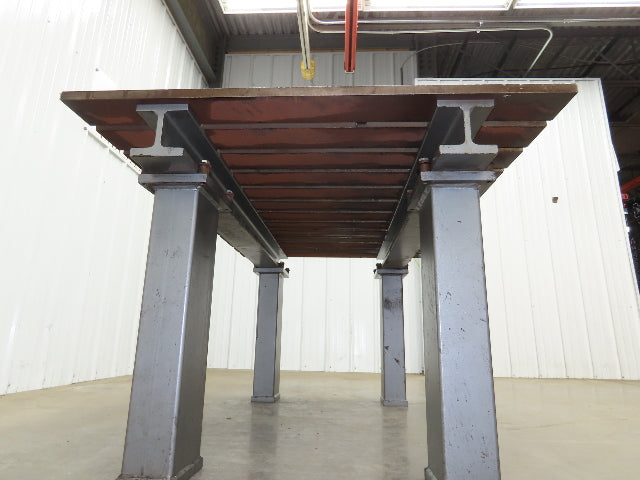 Heavy Duty 3/4" Steel Top Welding Table Layout Work Bench 60x39" Top 29-1/2" H
