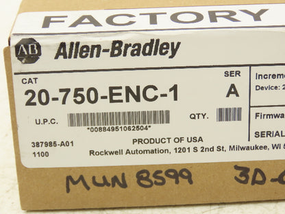 Allen Bradley 20-750-ENC-1 Powerflex PCB Option Module Single Encoder Input