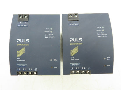 Puls Dimension XT40.242 PLC Semi Regulated Power Supply 3PH 24V 40A Lot of 2