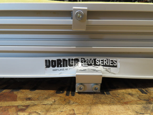 Dorner 3200 Series Belt Conveyor 12"W x 10'L - No Drive - Read Description