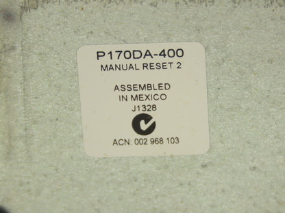 Johnson Controls P170DA-400 SPST Pressure Control Switch Single Pole 610 psi