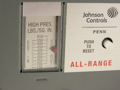 Johnson Controls P170DA-400 SPST Pressure Control Switch Single Pole 610 psi