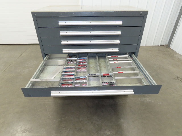 Stanley Vidmar 10 Drawer Industrial Tooling Cabinet 45x29x46" Lyon Lista Box