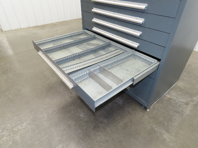 Stanley Vidmar 10 Drawer Industrial Tooling Cabinet 45x29x46" Lyon Lista Box