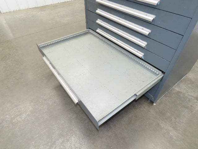 Stanley Vidmar 10 Drawer Industrial Tooling Cabinet 45x29x46" Lyon Lista Box
