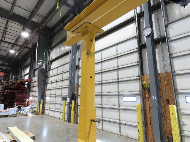 HSI Handling Systems 1-Ton 2000Lb Portable Gantry Crane 9' Span 5'-7' Adj Height