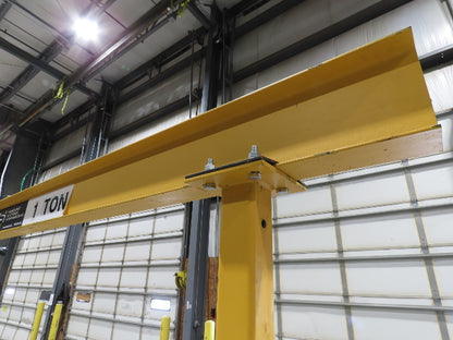 HSI Handling Systems 1-Ton 2000Lb Portable Gantry Crane 9' Span 5'-7' Adj Height