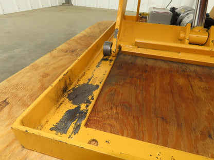 Econo Lift LDL24-10 Hydraulic Lift Table 1000lbs 36x36" Top 24" Travel 120V 1Ph