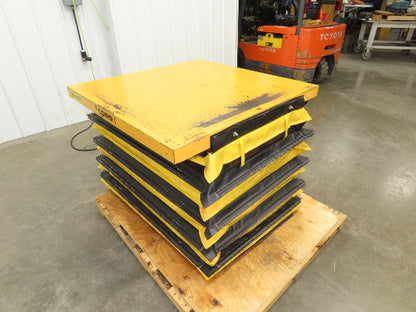 Econo Lift LDL24-10 Hydraulic Lift Table 1000lbs 36x36" Top 24" Travel 120V 1Ph