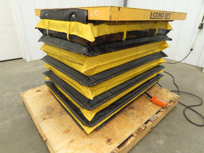 Econo Lift LDL24-10 Hydraulic Lift Table 1000lbs 36x36" Top 24" Travel 120V 1Ph