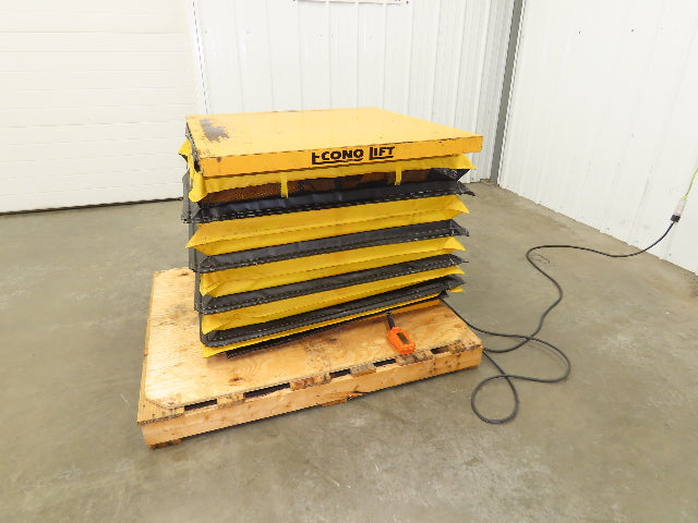 Econo Lift LDL24-10 Hydraulic Lift Table 1000lbs 36x36" Top 24" Travel 120V 1Ph