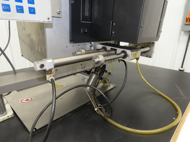 Label Aire 3138NV High Speed Label Applicator 120V Air Blow Sato Printer 4" Wide
