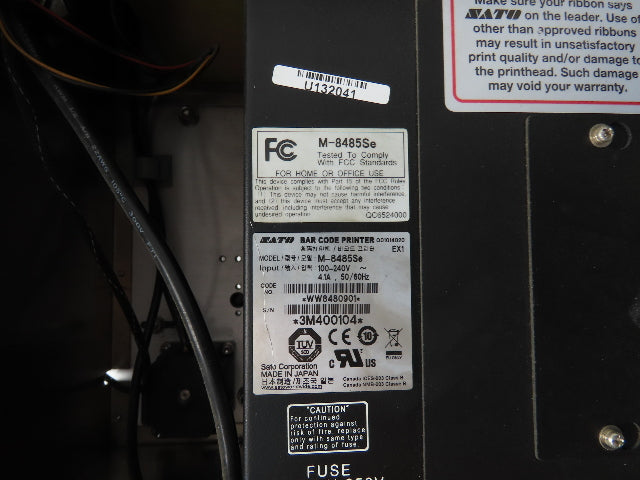 Label Aire 3138NV High Speed Label Applicator 120V Air Blow Sato Printer 4" Wide